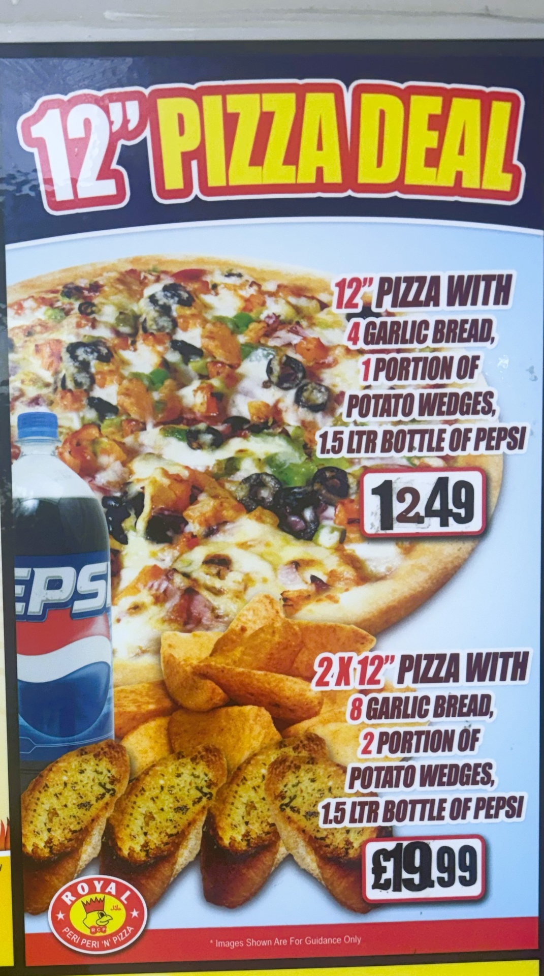 12" Pizza Deal