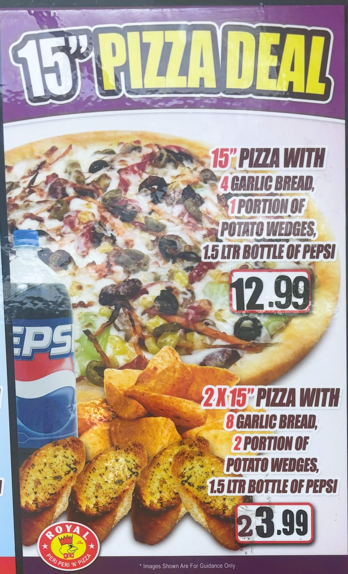 15" Pizza Deal